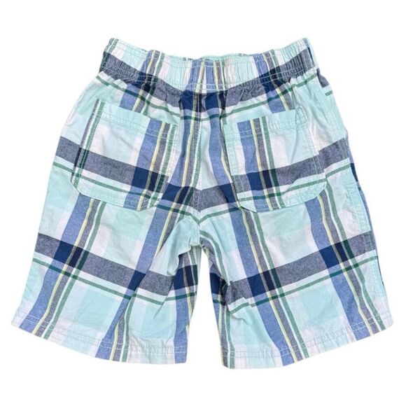Boys Shorts Sz. 6 Magellan Khaki & Crazy 8 Plaid Two Pair Back-To-School - Picture 5 of 7